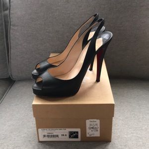 Christian Louboutin black heels